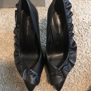 BCBG black stiletto pumps size 9.5